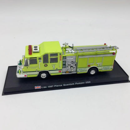 1/64 Scale 1997 Pierce Quantum Pumper USA Fire Engine Diecast Model Truck
