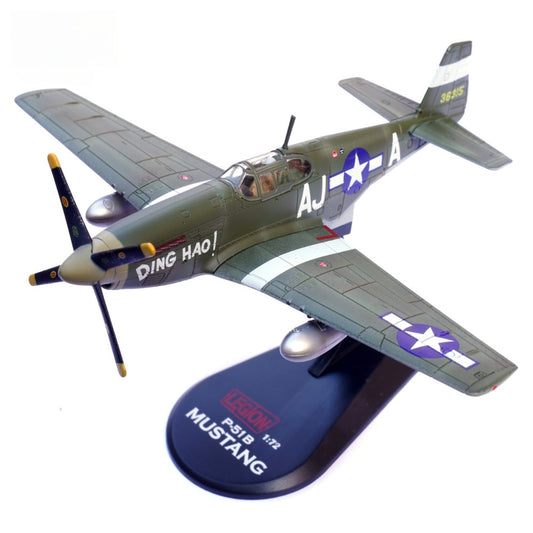 1/72 Scale P-51B Mustang Ding Hao! WWII Fighter USAAF 356FS 354FG Diecast Model Aircraft