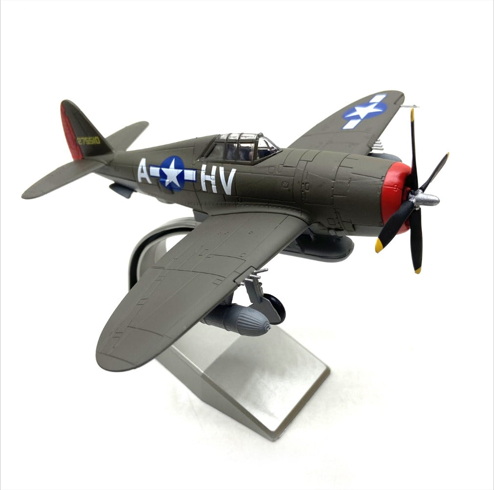 1/72 Scale Republic P-47 Thunderbolt US WWII Fighter Aircraft Diecast Model