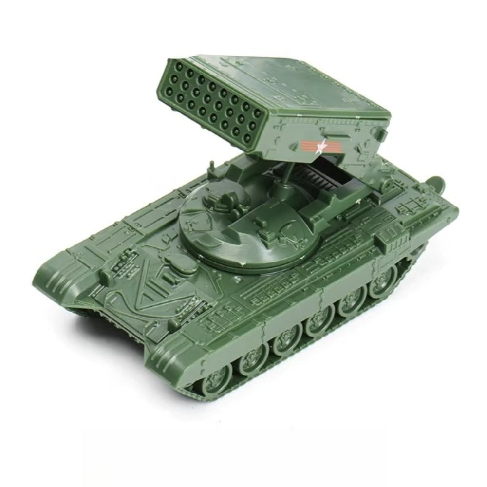 1/72 Scale TOS-1 Buratino Heavy Flamethrower System Russian Multiple Rocket Launcher Pre-built Plastic Collectible Model