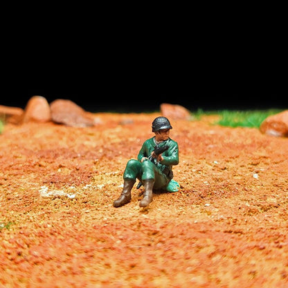 1/72 Scale WWII Soldiers Painted Figures for Model Rescue Dioramas
