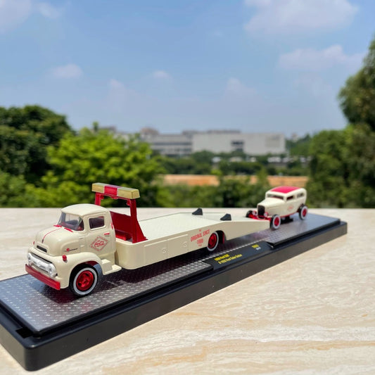 1/64 Scale 1956 Ford COE Truck & 1932 Ford Tudor Sedan Diecast Model