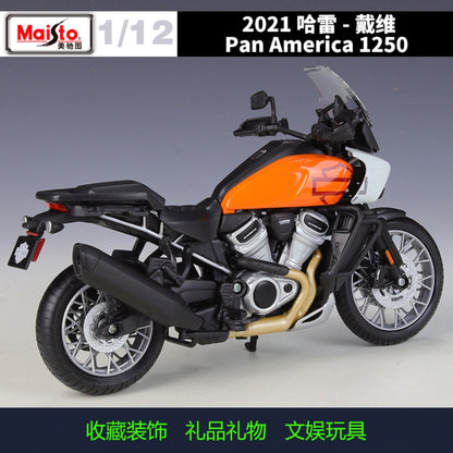 1/12 Scale 2021 Harley-Davidson Pan America 1250 Diecast Model Motorcycle