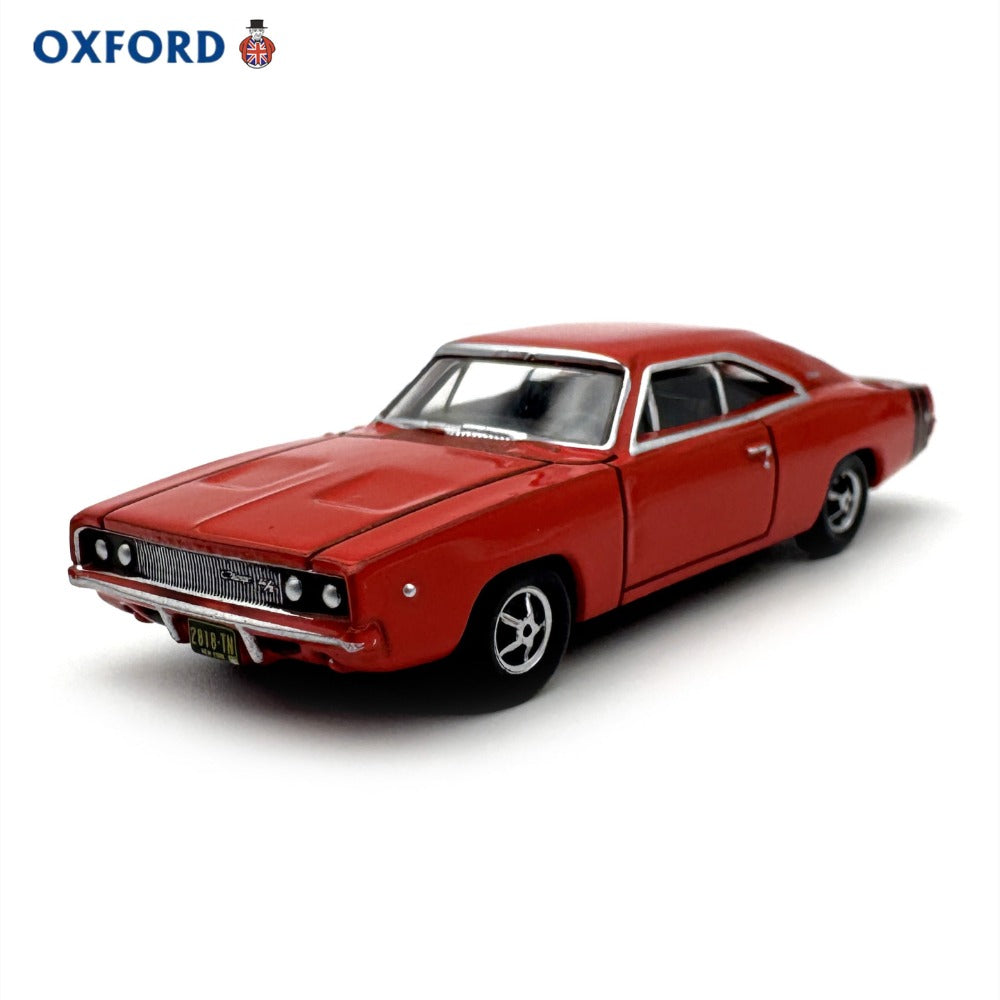 1/87 Scale 1968 Dodge Charger Mid-size Muscle Car Diecast Model