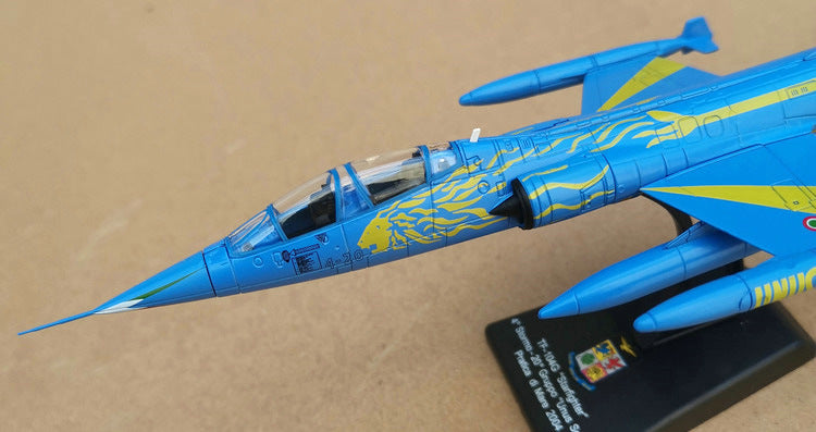 1/100 Scale Lockheed F-104 Starfighter Fighter Bomber Diecast Model Aircraft