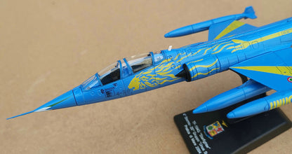1/100 Scale Lockheed F-104 Starfighter Fighter Bomber Diecast Model Aircraft