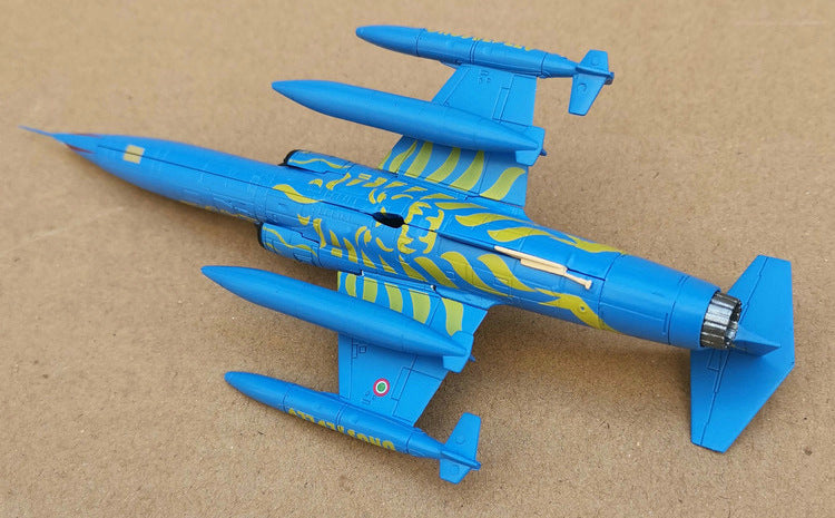 1/100 Scale Lockheed F-104 Starfighter Fighter Bomber Diecast Model Aircraft