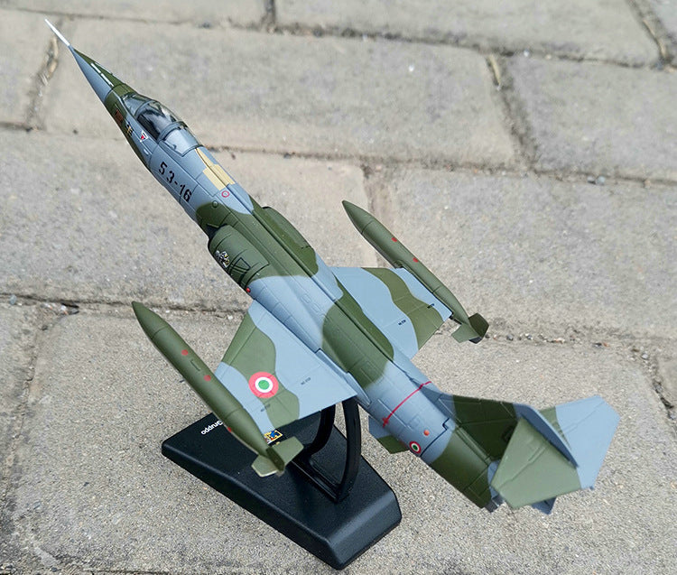 1/100 Scale Lockheed F-104 Starfighter Fighter Bomber Diecast Model Aircraft