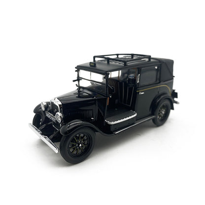 1/43 Scale Austin Low Loader Taxi Black Diecast Model Car