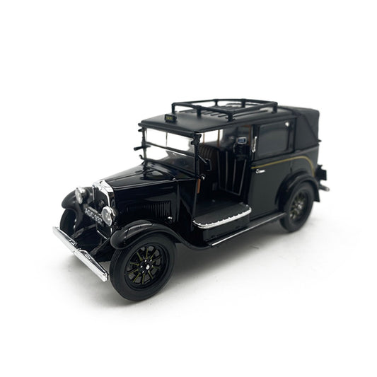 1/43 Scale Austin Low Loader Taxi Black Diecast Model Car