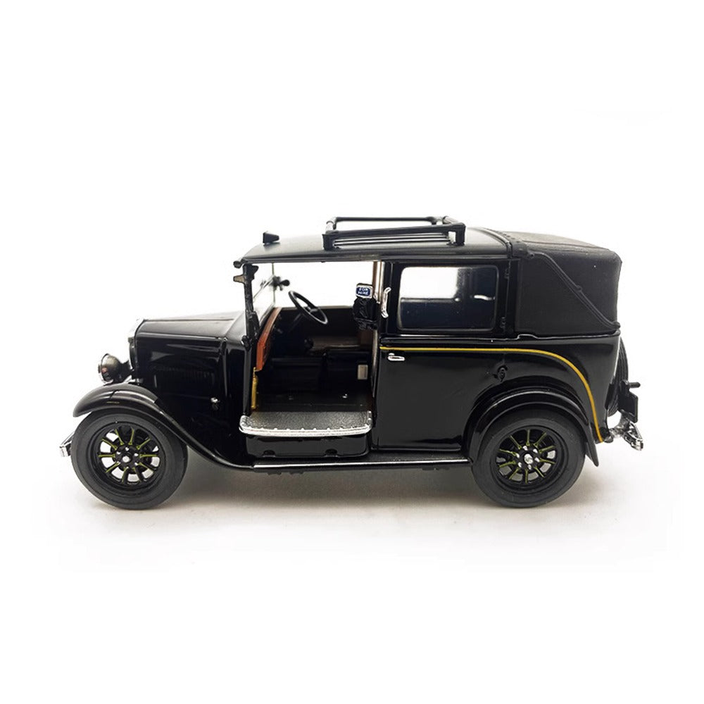 Austin Loadstar Diecast Model 1/43 Scale Austin Low Loader Taxi Black Diecast Model Car – old boy hobby