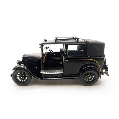 1/43 Scale Austin Low Loader Taxi Black Diecast Model Car