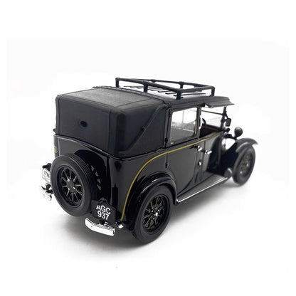 1/43 Scale Austin Low Loader Taxi Black Diecast Model Car