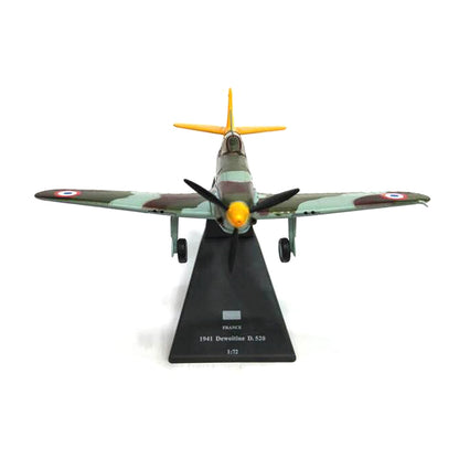 1/72 Scale 1941 Dewoitine D.520 WWII French Fighter Diecast Aircraft Model