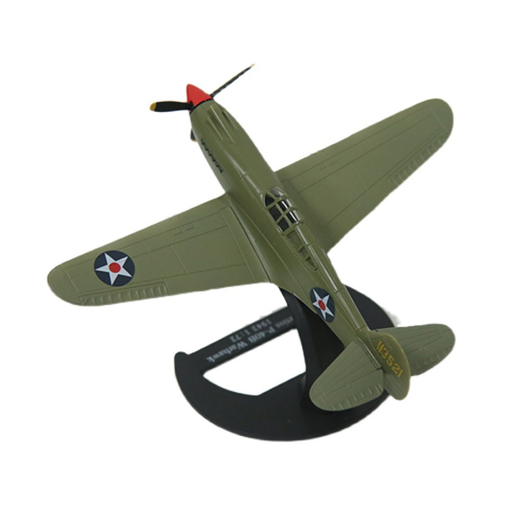 1/72 Scale 1942 Curtiss P-40B Warhawk US WWII Fighter Diecast Aircraft Model