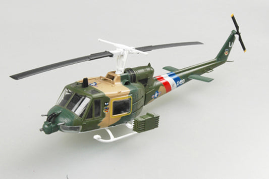 Bell UH-1F Iroquois Huey US Utility Military Helicopter 1/72 Scale Prebuilt Collectible Model