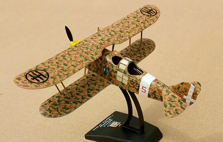 1/72 Scale IMAM Ro.37 Italian Reconnaissance Biplane Diecast Model Aircraft