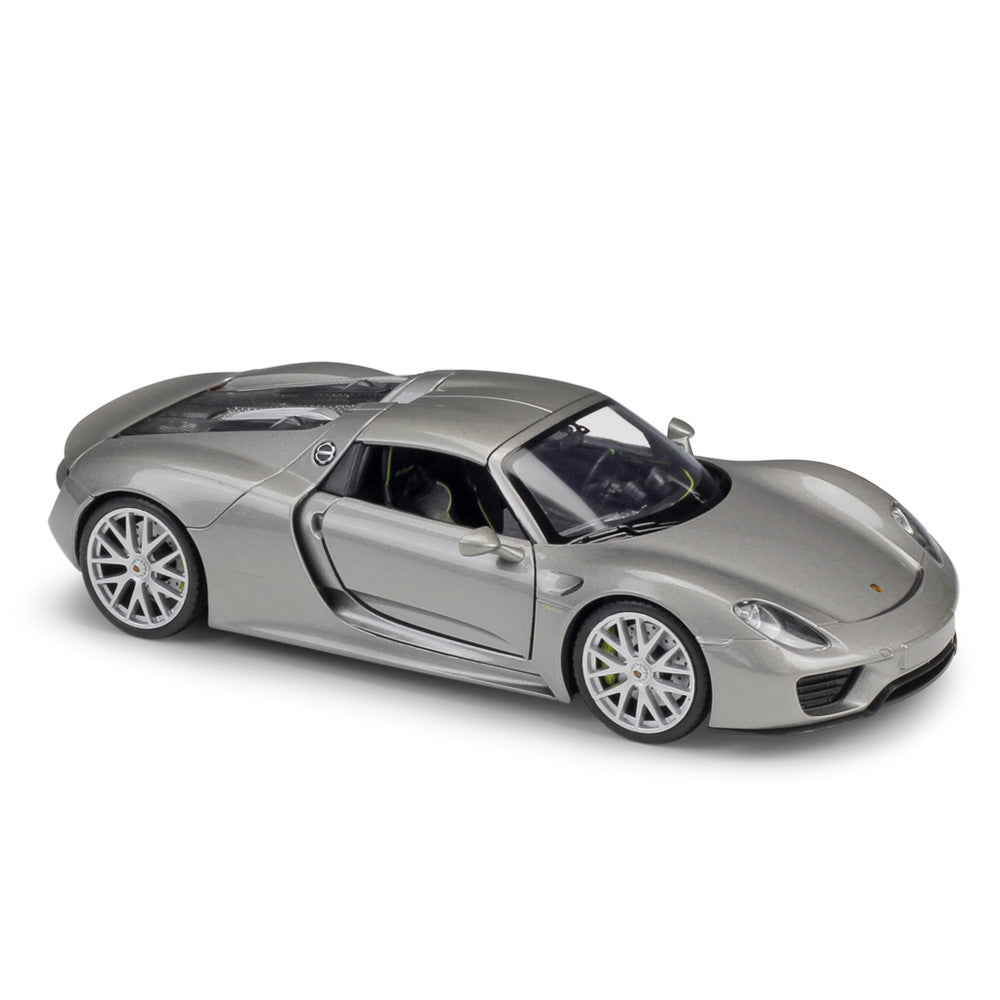 1/24 Scale Porsche 918 Spyder Sports Car Diecast Model