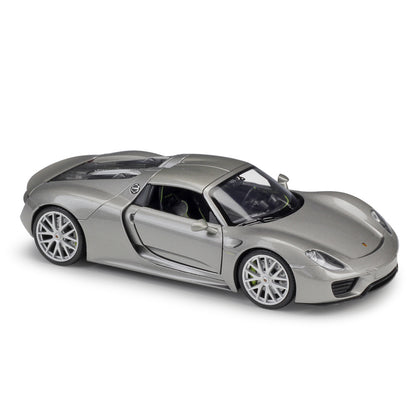 1/24 Scale Porsche 918 Spyder Sports Car Diecast Model