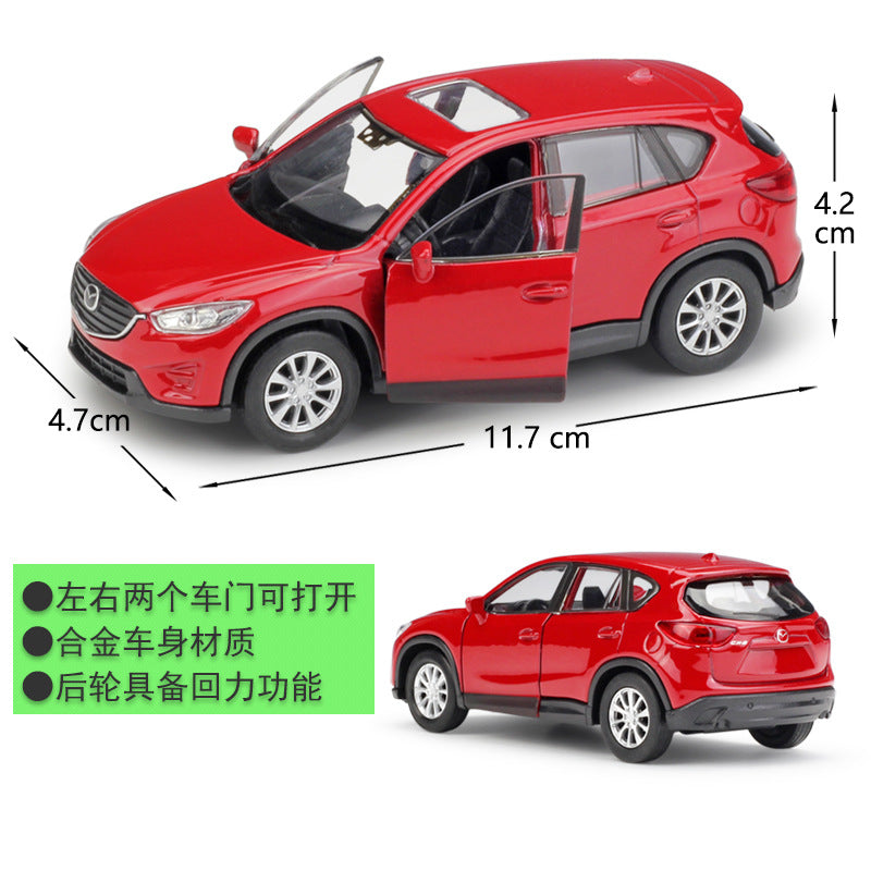 1/36 Scale Mazda CX-5 SUV Diecast Model Car Pull Back Toy