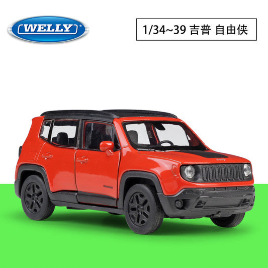 1/36 Scale Jeep Renegade Trailhawk SUV Diecast Model Car Pull Back Toy