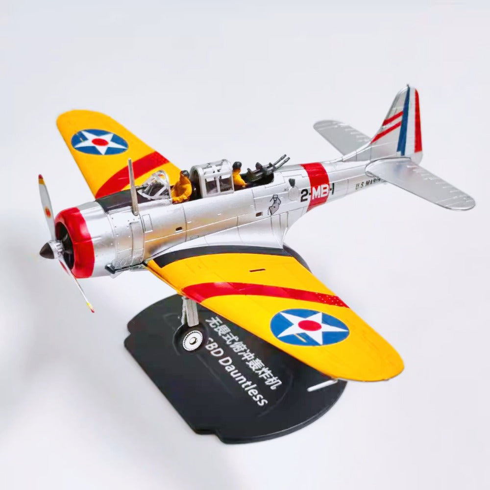 1/72 Scale Douglas SBD Dauntless WWII American Naval Scout Plane Dive Bomber Diecast Model Aircraft