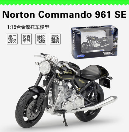 1/18 Scale Norton 961 Commando SE Motorcycle Diecast Model