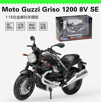 1/18 Scale Moto Guzzi Griso 1200 8V SE Motorcycle Diecast Model