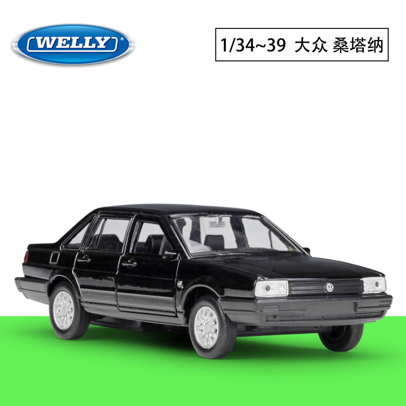 1/36 Scale Volkswagen Santana Diecast Model Car Pull Back Toy