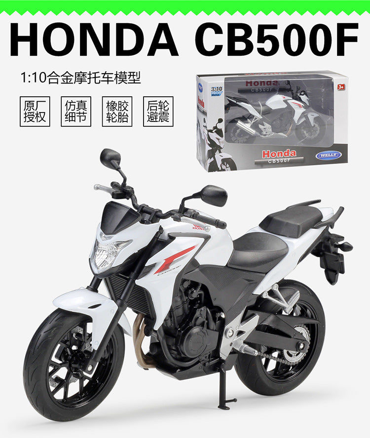 1/10 Scale Honda CB500F Motorcycle Diecast Model