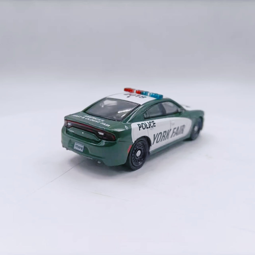 1/64 Scale 2018 York Fair Dodge Charger Police Car Diecast Model
