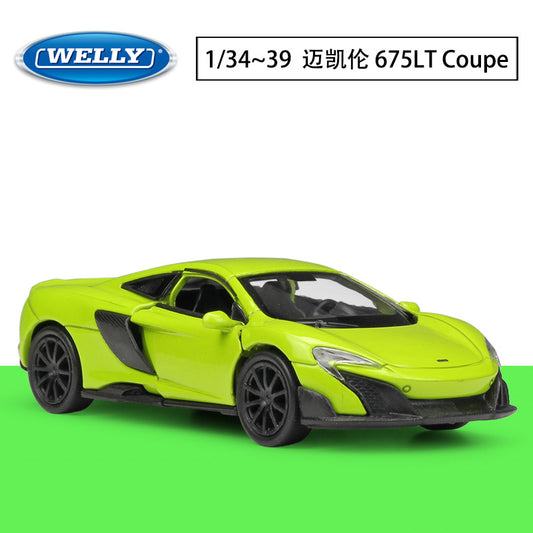 1/36 Scale McLaren 675LT Coupe Diecast Model Car Pull Back Toy