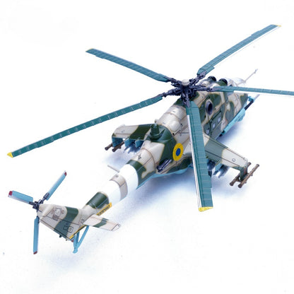 1/72 Scale Mil Mi-24P Attack Helicopter Ukrainian Army Diecast Model