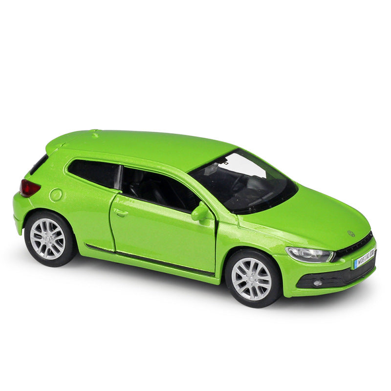 1/36 Scale Volkswagen Scirocco Hatchback Diecast Model Car Pull Back Toy