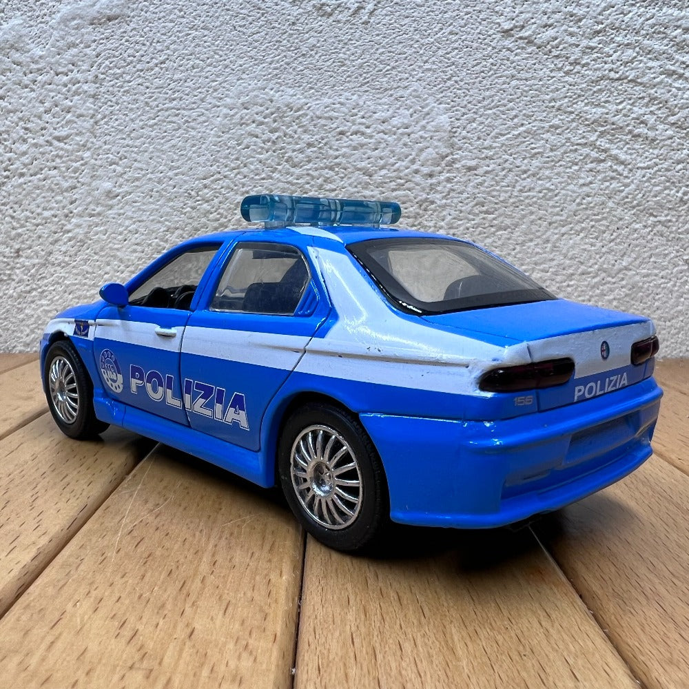1/32 Scale Alfa Romeo 156 GTA Police Car Diecast Model