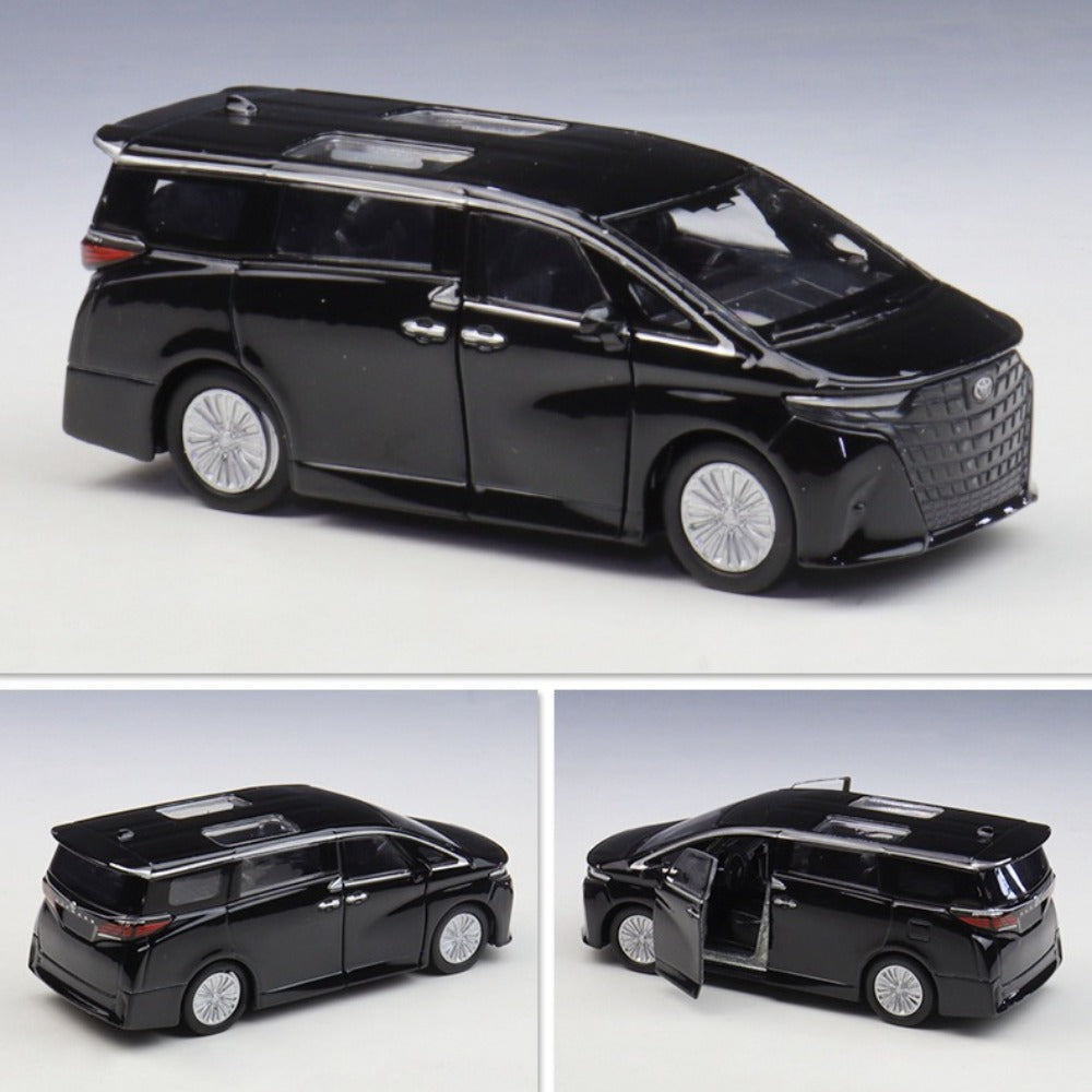 1/36 Scale 2024 Toyota Alphard MPV Diecast Model Car Pull Back Toy