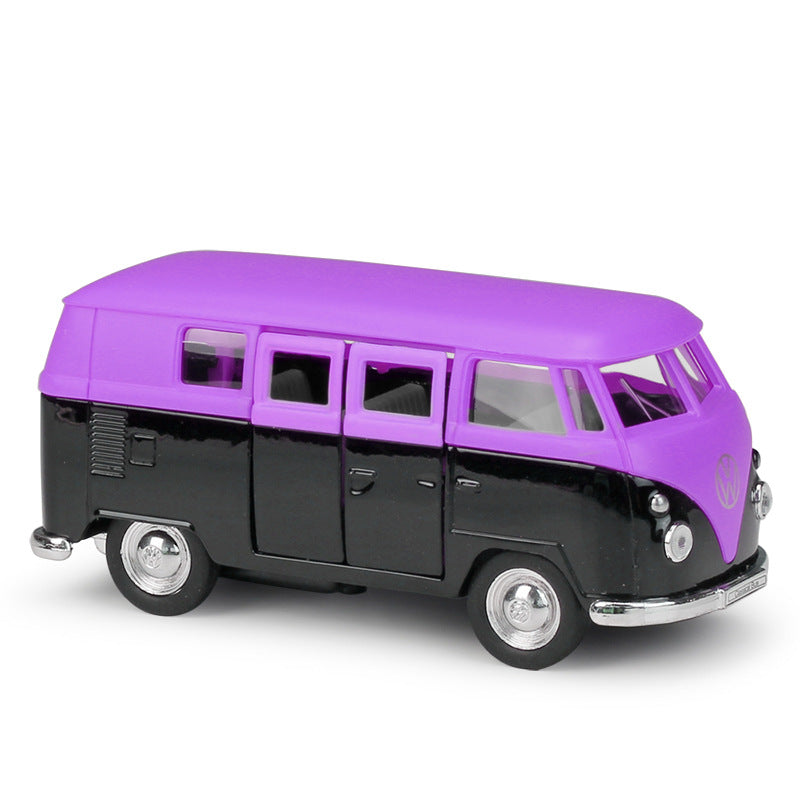 1/36 Scale 1963 Volkswagen Type 2 T1 Bus Diecast Model Pull Back Toy