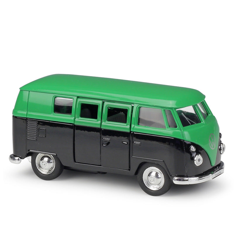 1/36 Scale 1963 Volkswagen Type 2 T1 Bus Diecast Model Pull Back Toy