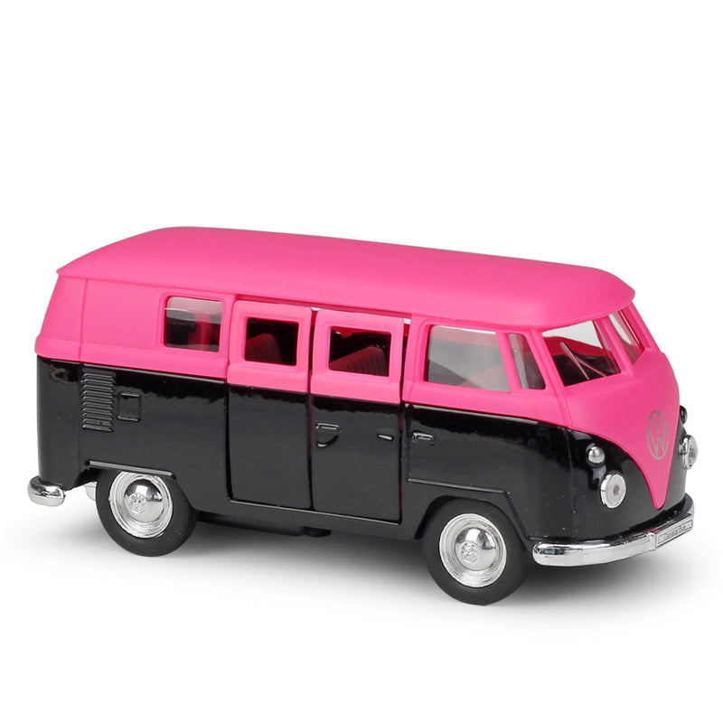 1/36 Scale 1963 Volkswagen Type 2 T1 Bus Diecast Model Pull Back Toy