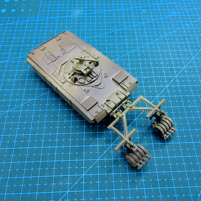 1/72 Scale M1 Panther II Mine-Clearing Vehicle Pre-built Plastic Collectible Model