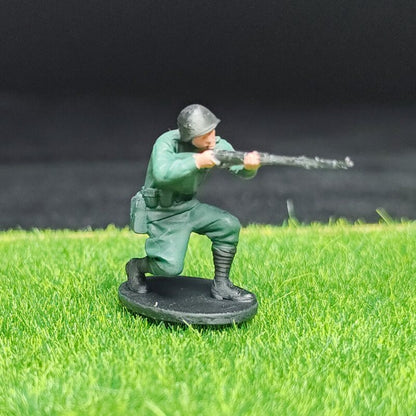 1/72 Scale WWII Soldiers Painted Miniature Figures for Model Dioramas