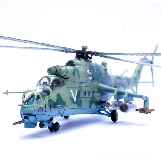 1/72 Scale Mil Mi-24V Attack Helicopter Russo-Ukrainian War Kyiv Diecast Model Aircraft