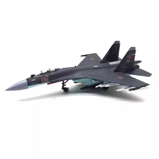 Russian Air Force Su-35 Flanker-E Fighter 1/100 Scale Diecast Aircraft Model