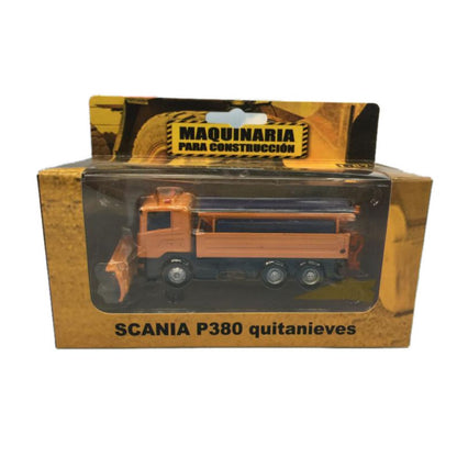 1/87 Scale Scania P 380 Snowplow Truck Diecast Model