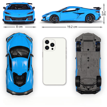 1/24 Scale 2023 Chevrolet Corvette Sports Car Diecast Model