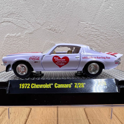 1/64 Scale 1972 Chevrolet Camaro Z/28 Coke Diecast Model Car