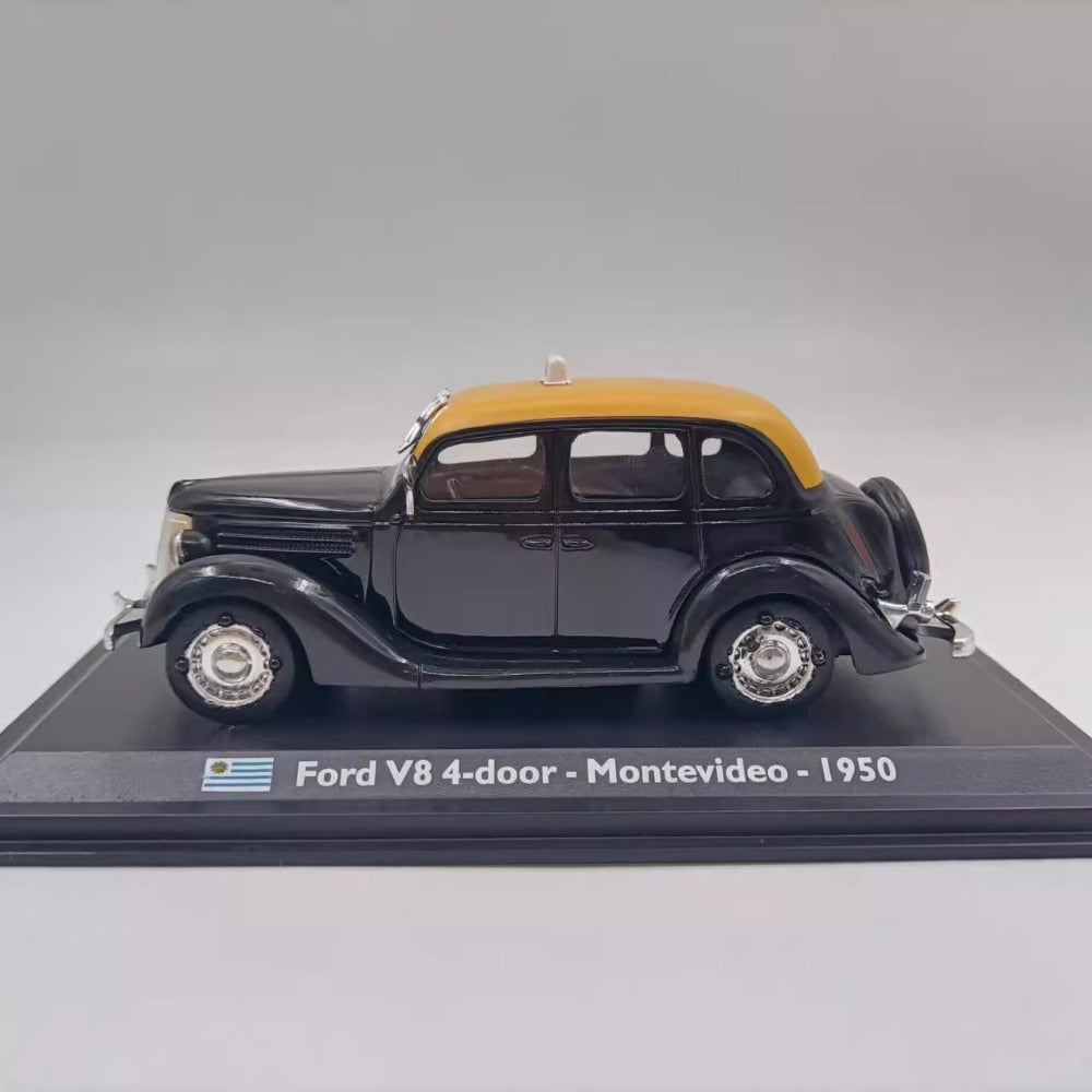 1/43 Scale 1950 Ford V8 4-Door Sedan Montevideo Taxi Diecast Model Car