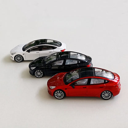 1/64 Scale Tesla Model 3 Electric Mid-Size sedan Diecast Model Car