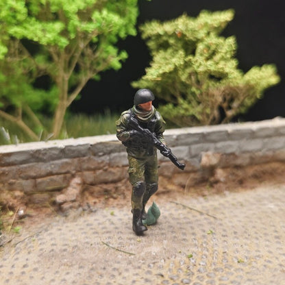 1/72 Scale Russian Special Operations Forces Soldiers Painted Figures for Model Dioramas