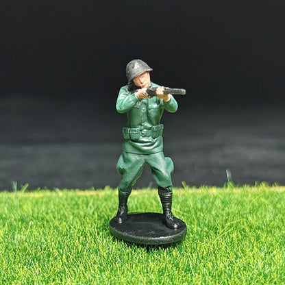 1/72 Scale WWII Soldiers Painted Miniature Figures for Model Dioramas